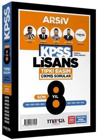 MARKA KPSS ARŞİV ÇIKMIŞ SORULAR 8 YIL LİSANS - 26