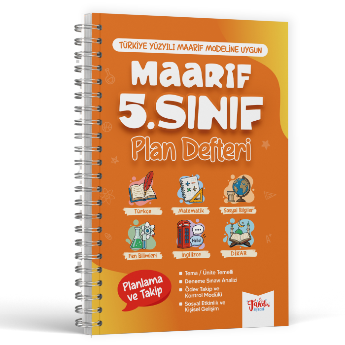 TAKDİR 05.SINIF MAARİF PLAN DEFTERİM - 2026-27