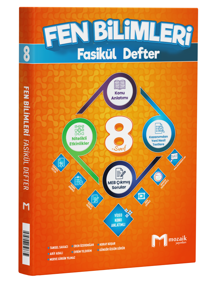 8.SINIF MOZAİK FASİKÜL DEFTER FEN BİLM - 26-27