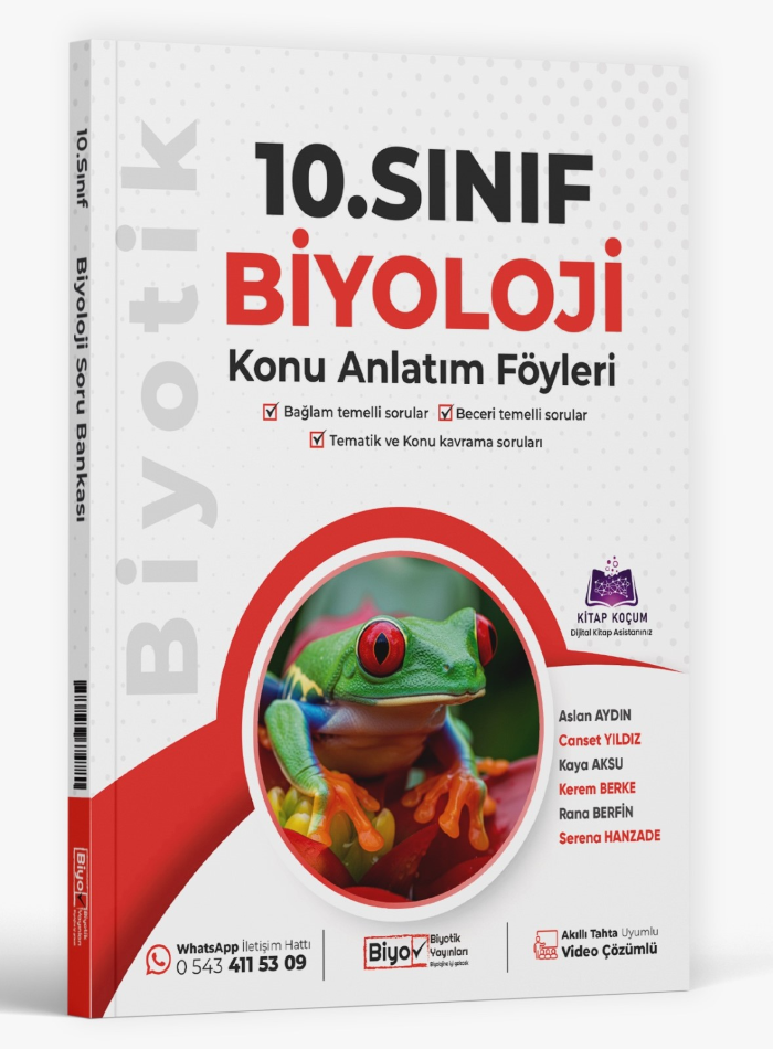 BİYOTİK 10.SINIF KONU ANLATIM BİYOLOJİ - 2026-27