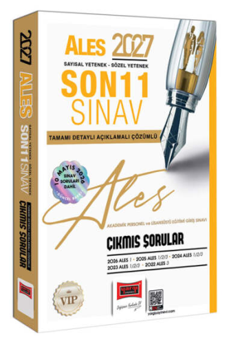 ALES SAYISAL SÖZEL YETENEK SON 11 YIL  ÇS. -2027