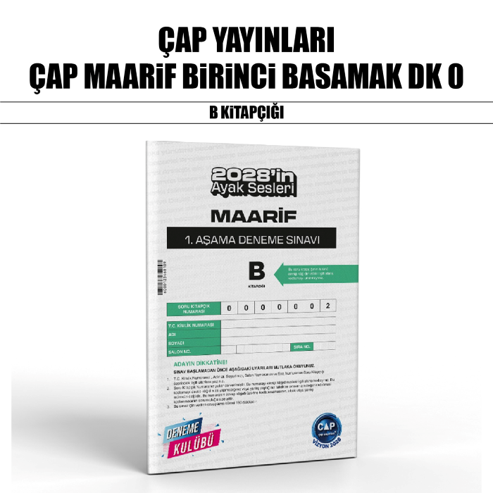 ÇAP MAARİF1 DENEME KULÜBÜ 0-B - 26-27