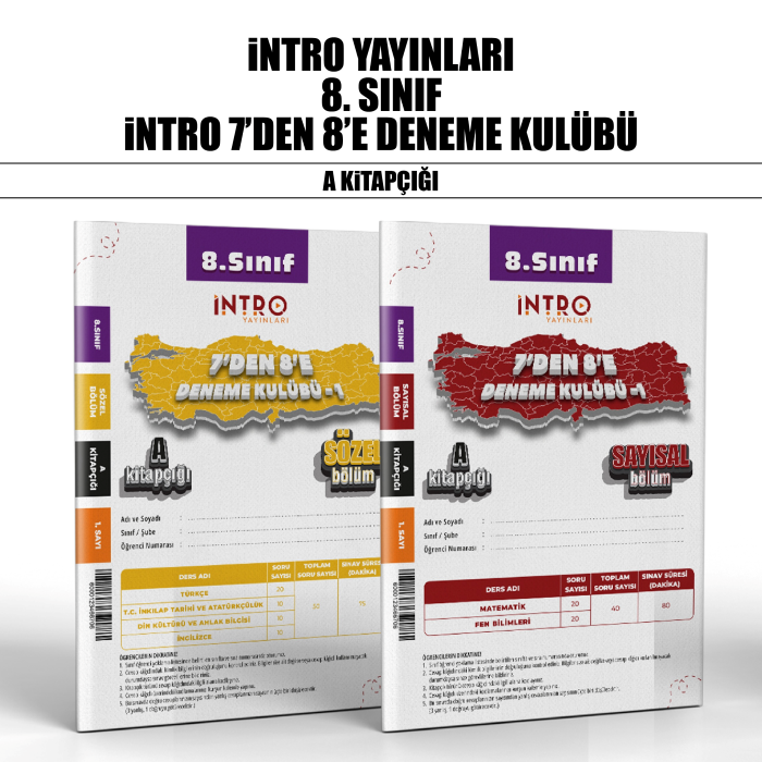 İNTRO 07.SINIF DAN 8 E GEÇENLERE DNM SAY/SÖZ A -26