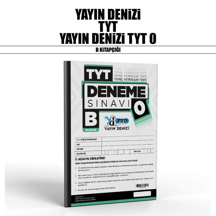 YAYIN DENİZİ TYT SNV 0-B - 26-27