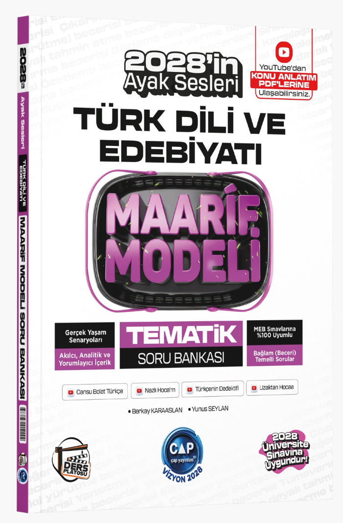 ÇAP ÜNİHAZ. MAARİF TEMATİK S.B. EDEBİYAT - 2026