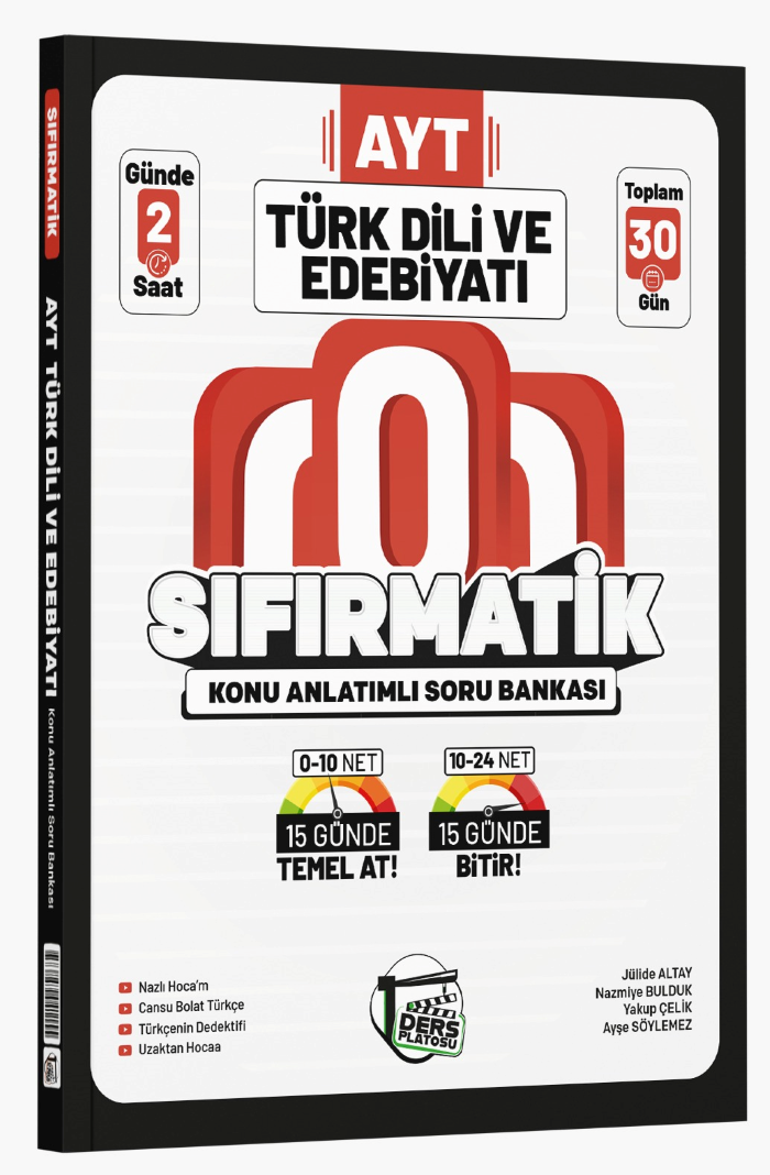 D.PLATOSU YKS AYT SIFIRMATİK K.A. KAMP EDEBİYA -26