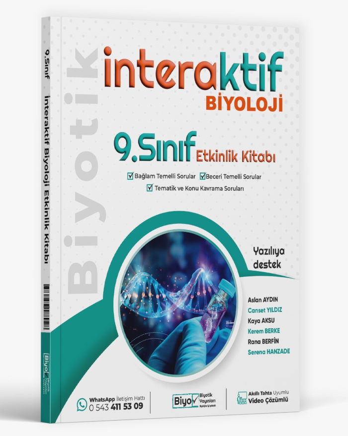 BİYOTİK 09.SINIF İNTERAKTİF ETK. BİYOLOJİ -2026-27