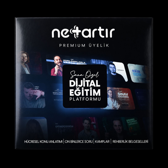 NETARTIR PREMIUM ÜYELİK DİJİTAL EĞİTİM KARTI
