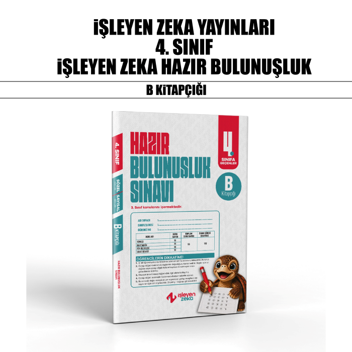 İŞLEYEN 04.SINIF HAZIR BULUNUŞLUK SINAVI B - 26-27