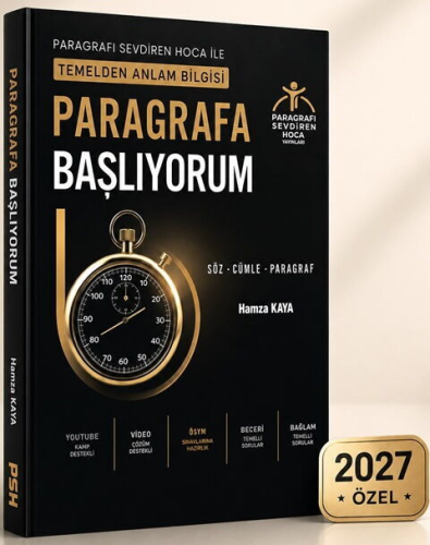 PARAGRAFA BAŞLIYORUM TEMELDEN ANLAM BİLGİSİ-2027