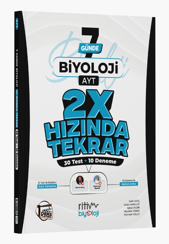 RİTİM YKS AYT 2X HIZINDA TEKRAR BİYOLOJİ - 2026