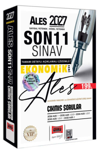 YARGI ALES SAYISAL SÖZEL YETENEK SON 11 SINAV-2027