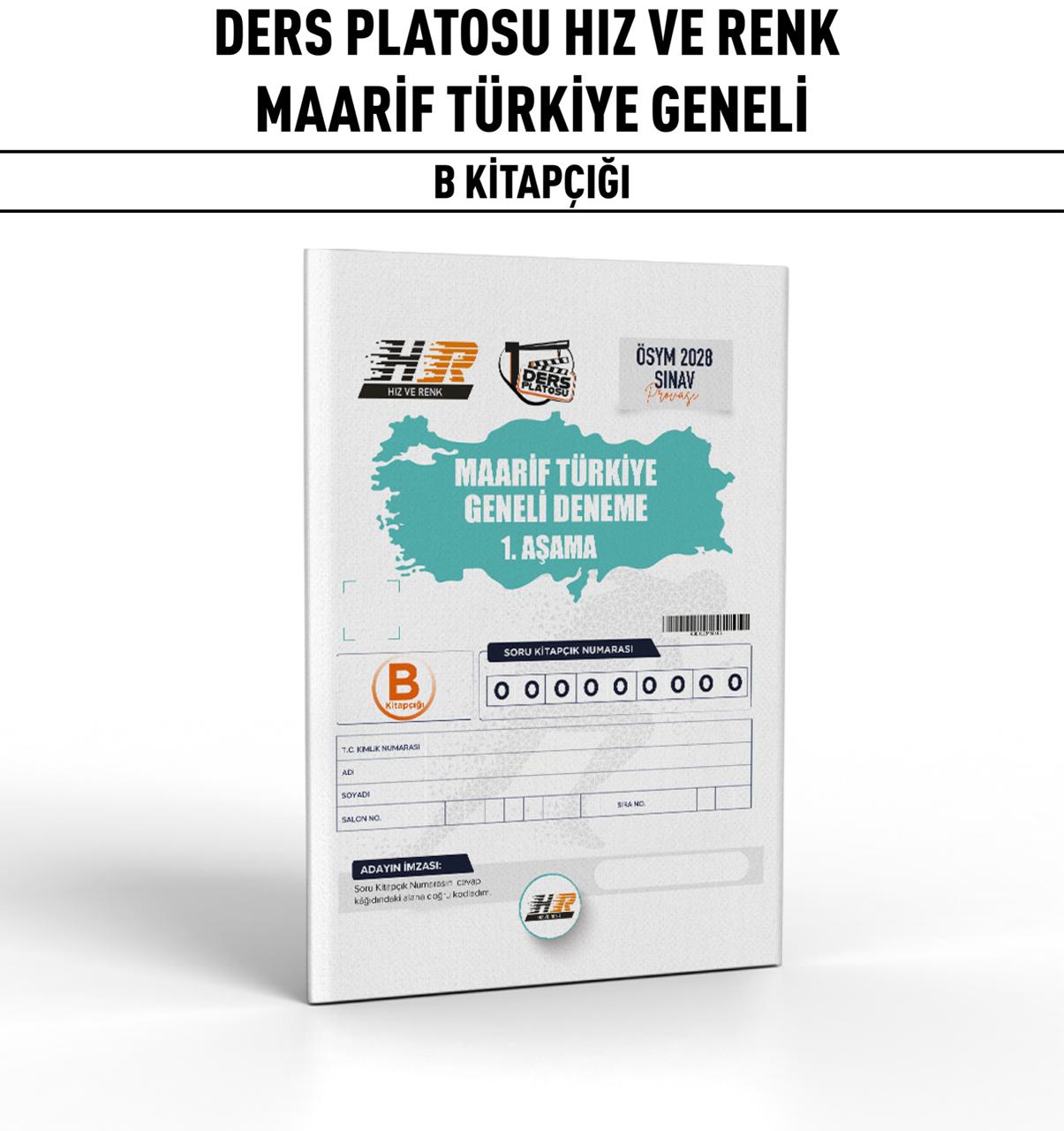 D.PLATOSU HIZ RENK MAARİF1 TÜRKİYE GNL B - 26-27
