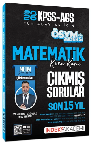KPSS MEB AGS MATEMATİK ÇIKMIŞ SORULAR -2026