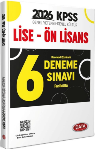 KPSS GY-GK LİSE ÖN LİSANS FASİKÜLLÜ 6 DENEME-2026