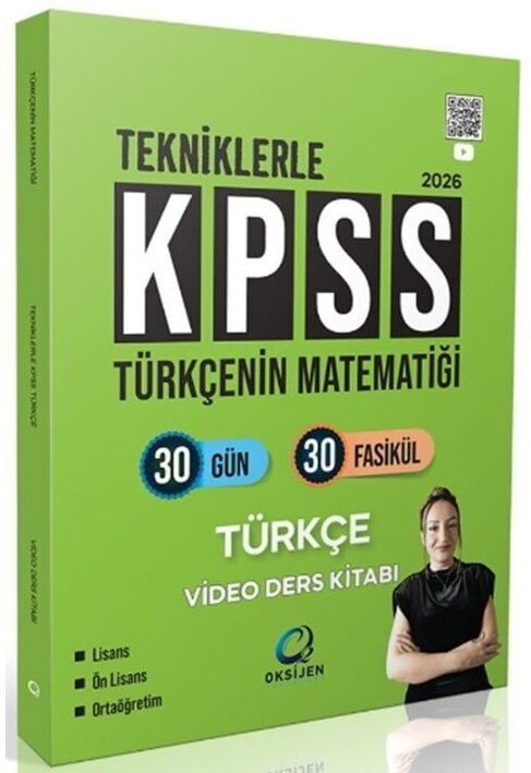 TÜRKÇENİN MATEMATİĞİ KPSS TÜRKÇE VDK -2026