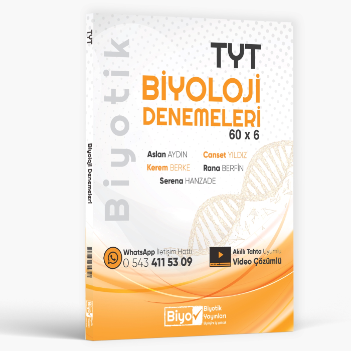 BİYOTİK TYT DENEME (60*6) BİYOLOJİ - 2026-27
