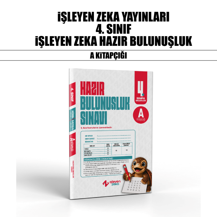 İŞLEYEN 04.SINIF HAZIR BULUNUŞLUK SINAVI A - 26-27