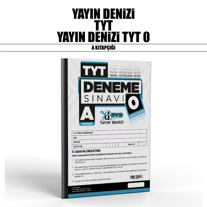 YAYIN DENİZİ TYT SNV 0-A - 26-27