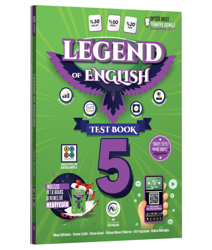 AV 5.SINIF LEGEND OF ENGLİSH SERİ TESTBOOK - 26-27